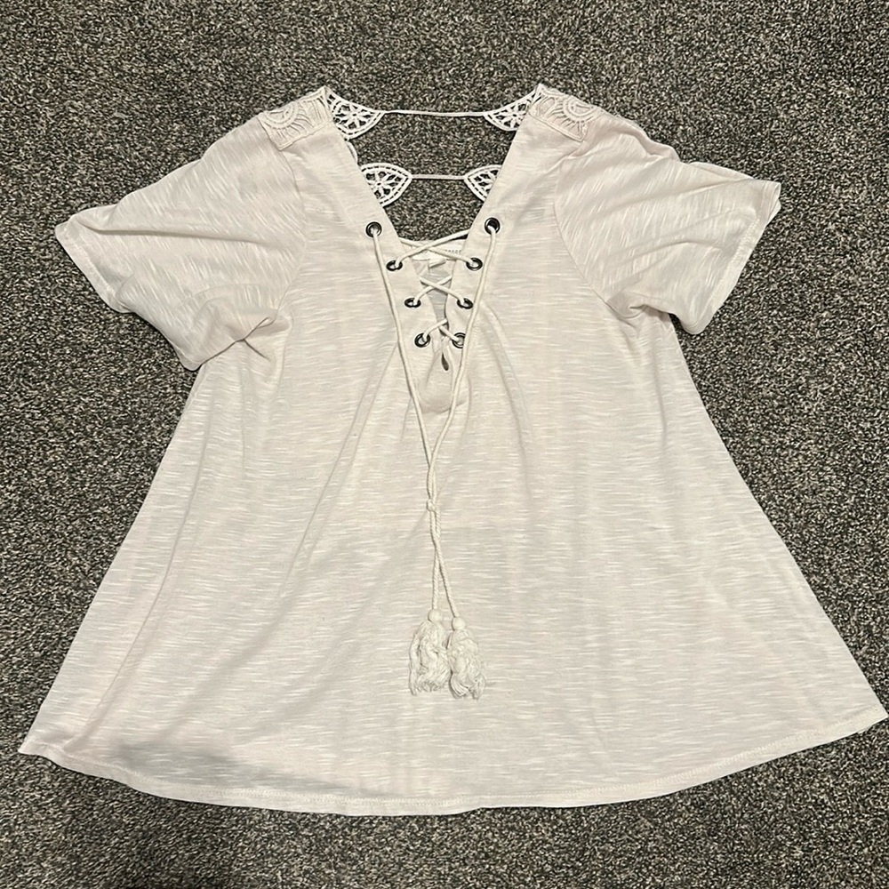 Coco + Jaimeson Cream Top